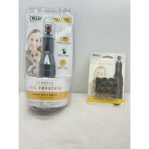 Wahl 5971 Classic Nail Smoother, Battery Operated Nail Drill for Pets‎ + Refills